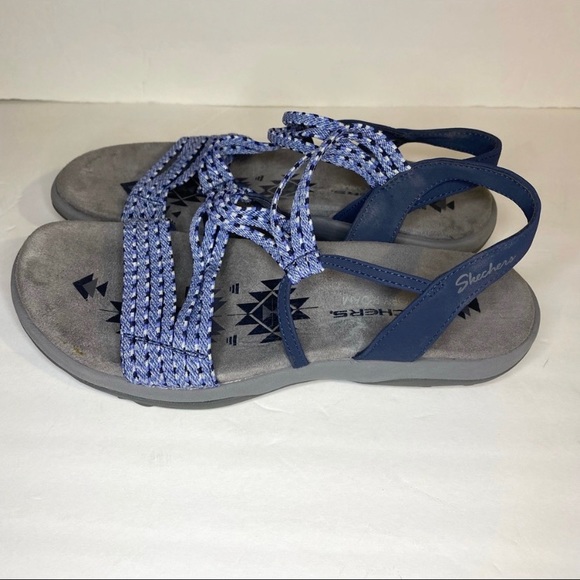 Skechers Womens Reggae Slim Strap Sandals - Picture 7 of 7